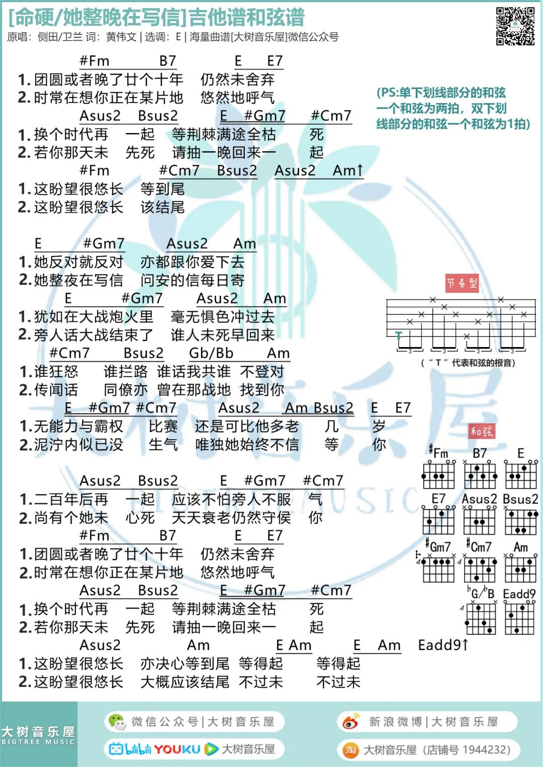 命硬_侧田__大树音乐屋第3张